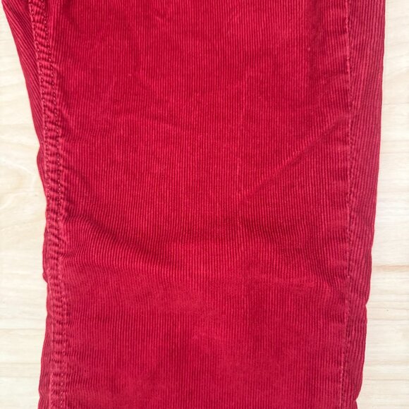 Levi's Corduroy Slim Straight Men's Pants 31x30 Stretch Oxblood Red - Picture 4 of 11